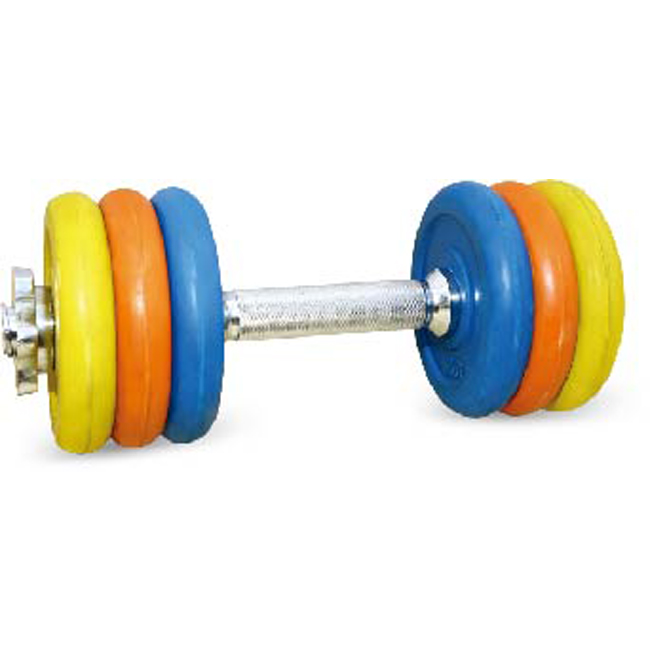 8kg Rubber Dumbbell set Adjustable for home gym workout men fitness training UV11301 - copy