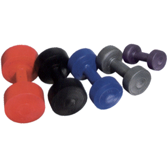 Round Head concrete Sand Filling Cement Dumbbells Cheap 1 2 3 4 5 kg lb weights UV10303