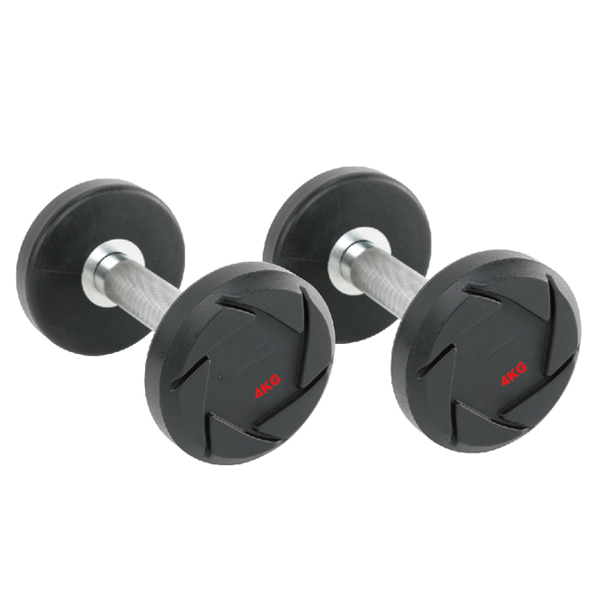 Dumbbell set round dumbbells 7.5 12.5 kg Rubber coated weight lifting for wholesale UV10807