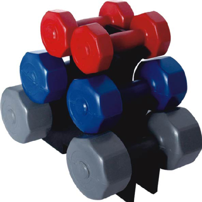 Cement dumbbells set with Rack for women home use UV10908