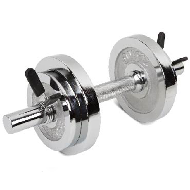 10kg Chromed Adjustable Dumbbell set for men fitness training home gym workout UV11201