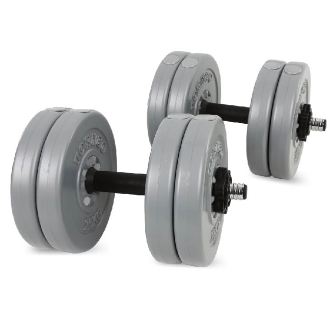25LB Adjustable men fitness training Cement Concrete Dumbbell set in Pairs for home gym workout UV11405