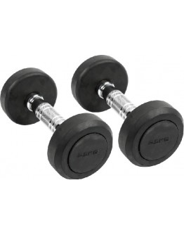 Rubber Dumbbell Round Head