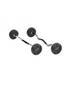 Fixed Rubber Coated Barbells
