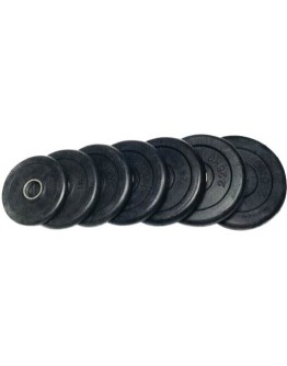 Rubber Weight Plates with Steel Ring