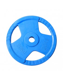 Colorful PU Olympic Weight Plates with Grip