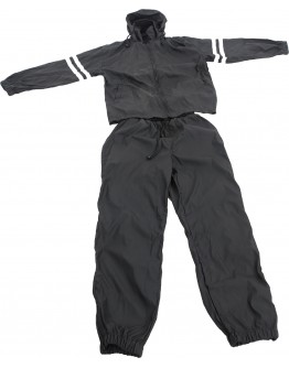 PU Sweat Suits With Cap